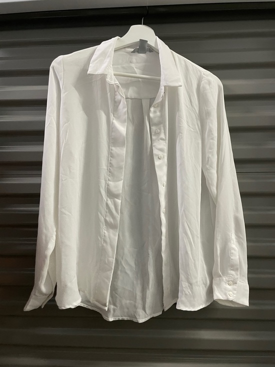 H&M Tops - H&M White Men's Long-Sleeve Dress Shirt